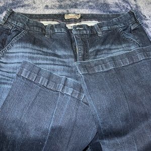 Torrid mid rise 16R wide leg vintage stretch jeans